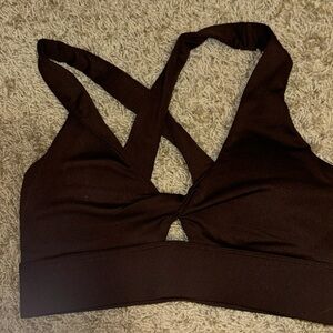 Brown Fabletics Sports bra